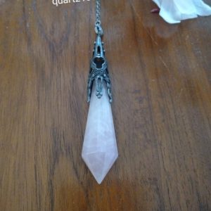 Pendule quartz rose design