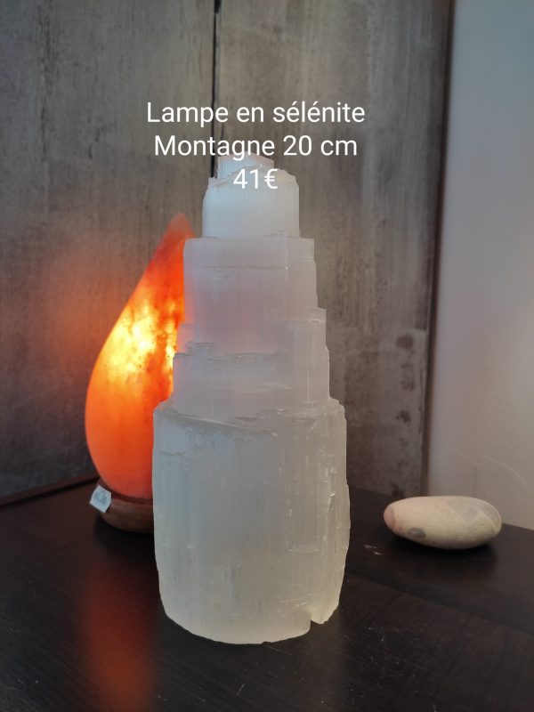 lampe en sélénite lampe en sélénite