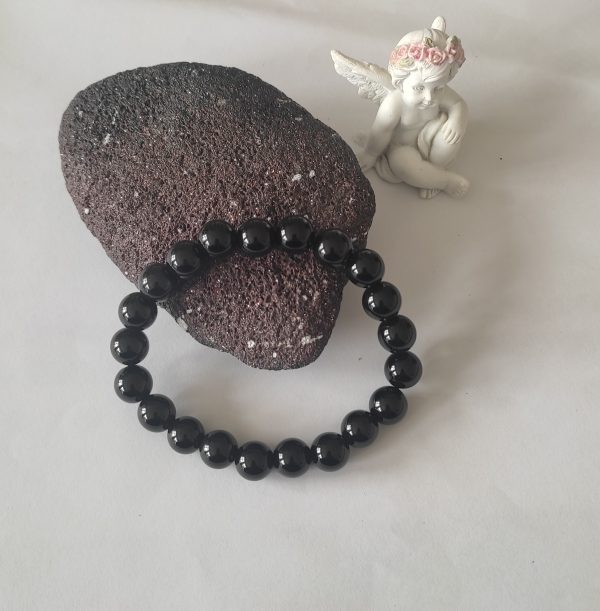 Bracelet obsidienne noire I