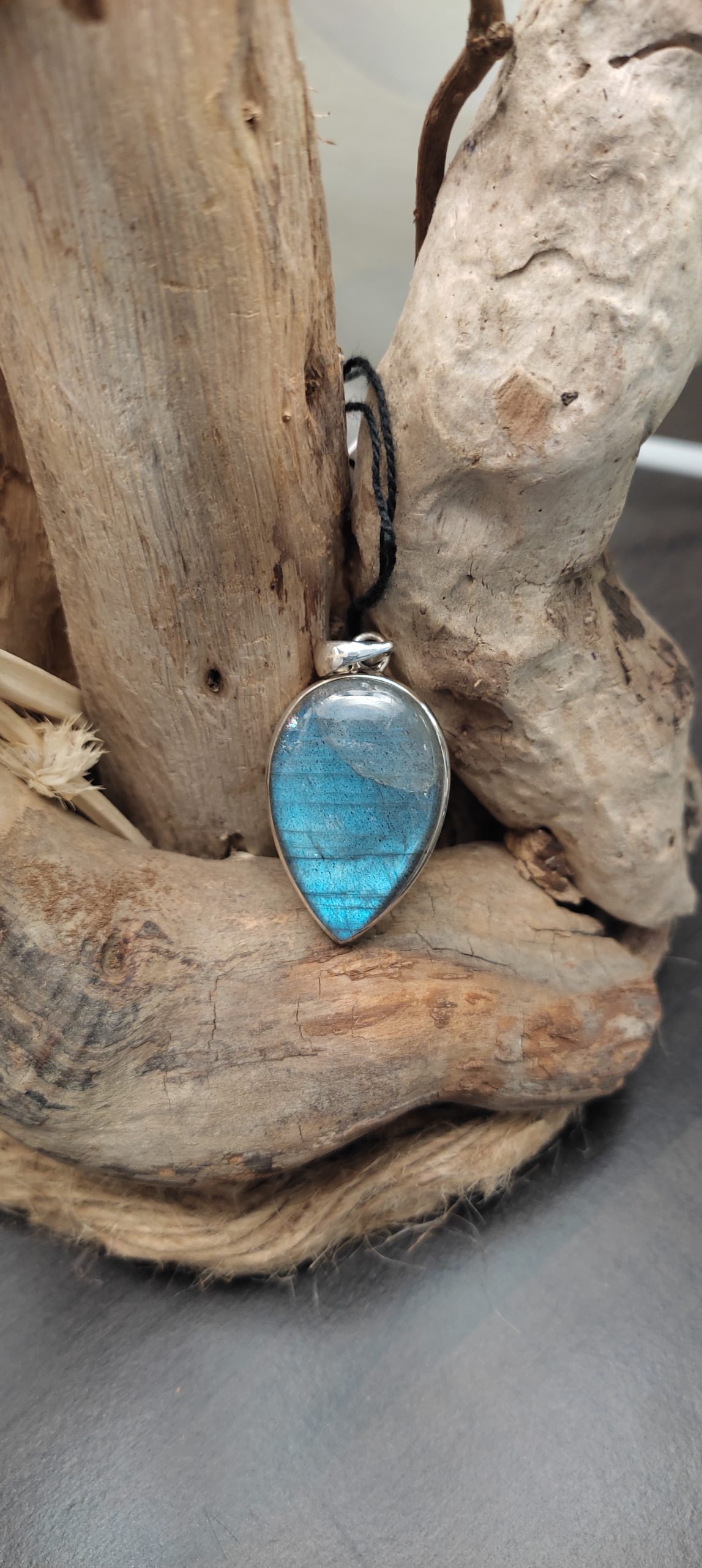 Pendentif en labradorite