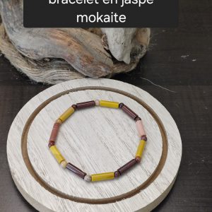 bracelet en jaspe mokaite