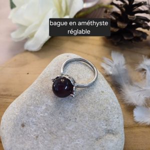 Bague en améthyste